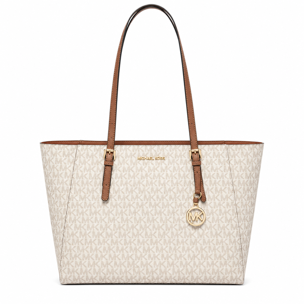 Michael Kors Jet Set Travel Tote – Vanilla MK