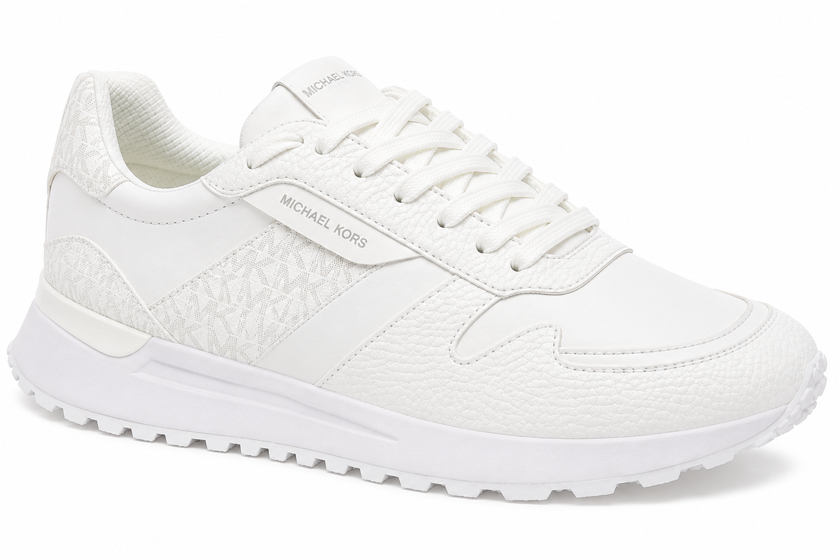 Michael Kors Rebel Empire Monogram and Leather Sneaker