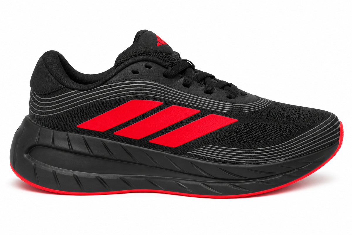 Adidas Running Sneakers Black & Red
