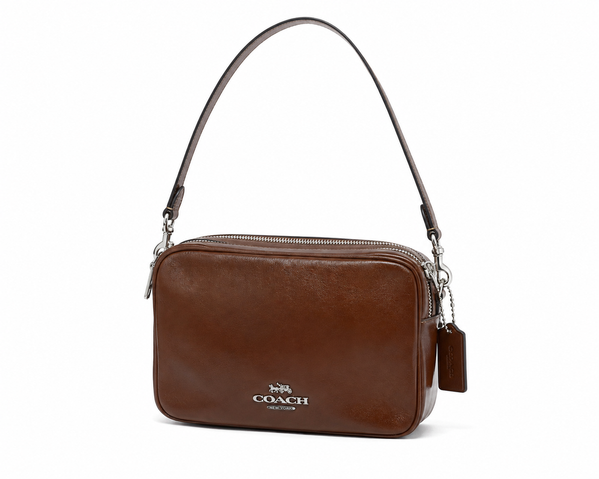Bolso Coach Crossbody en Cuero Marrón
