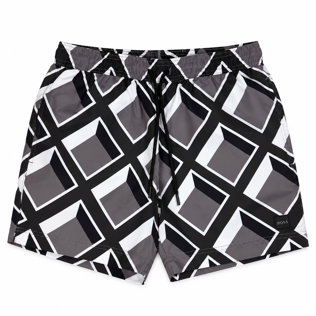 Pantaloneta BOSS — Estilo Geométrico
